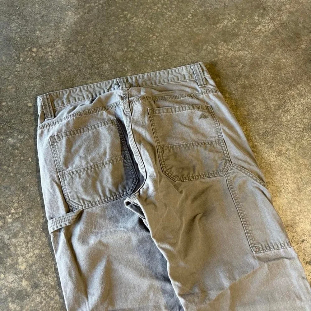 2000s Y2K grey carpenter pants